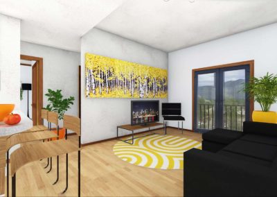 The Sawyer livng room