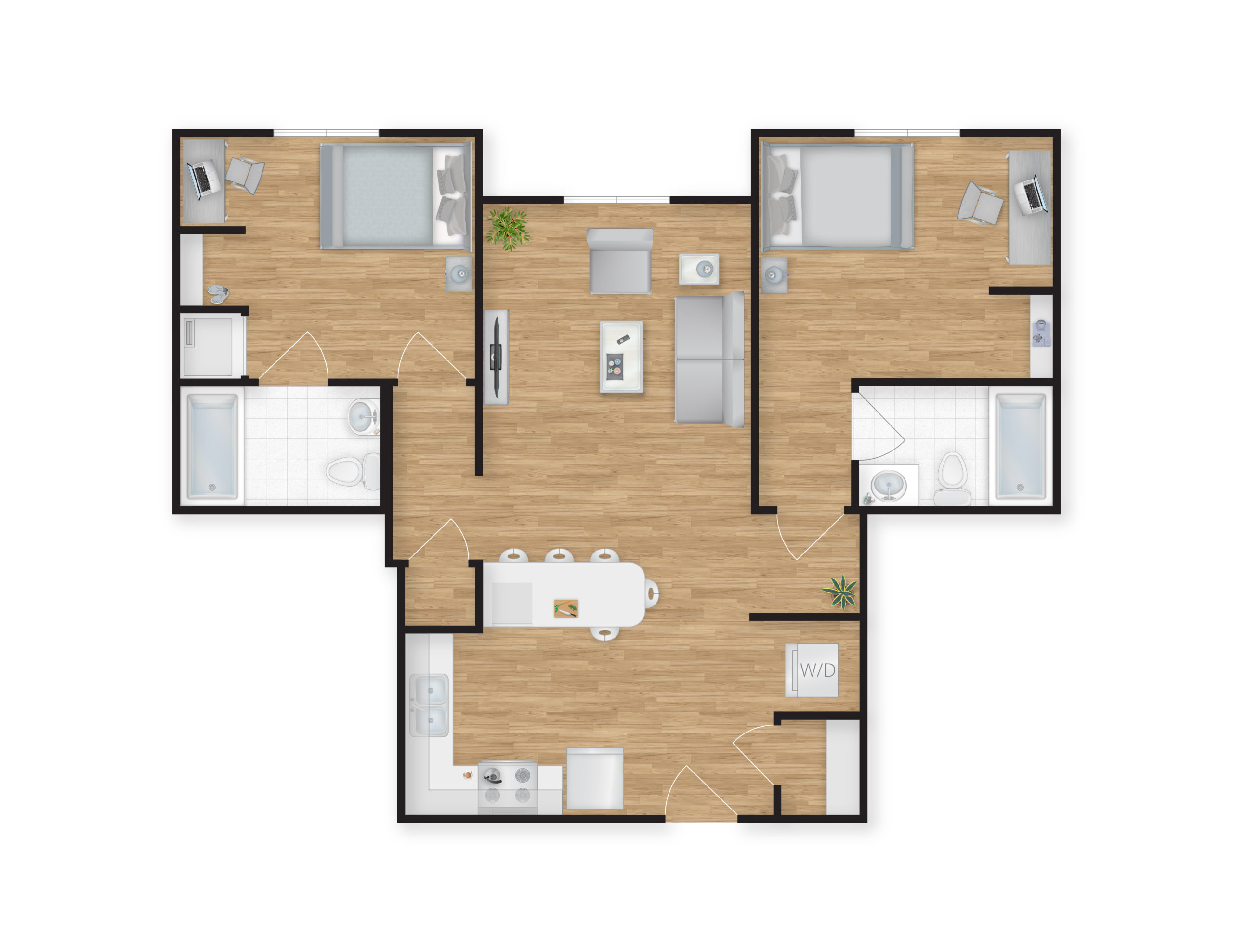 Higgins | 2bed 2bath